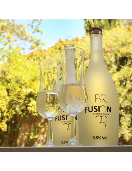 Fusion chardonnay frizzante - 6 bottles, 75 cl